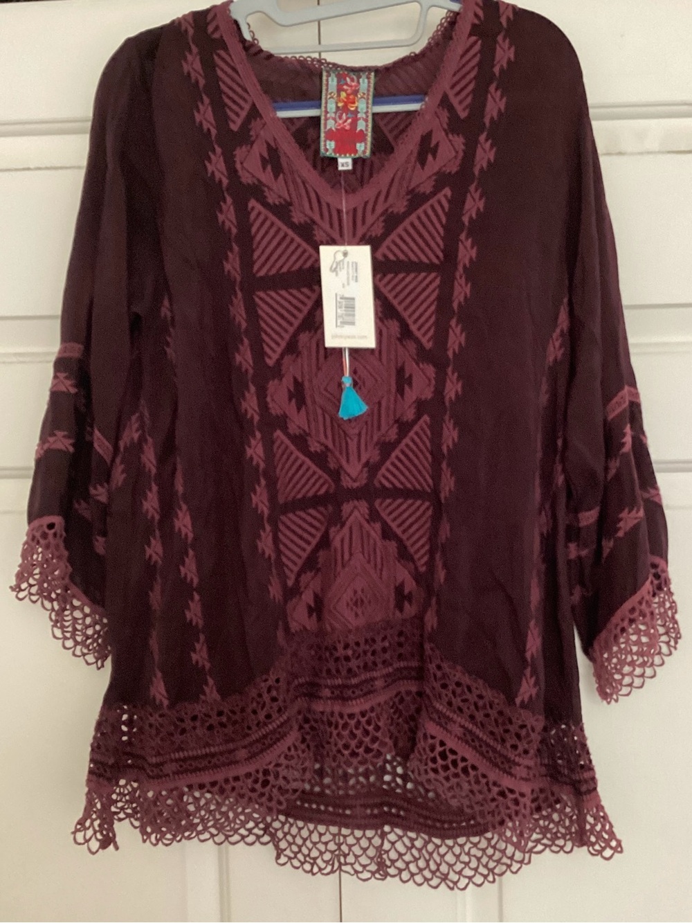 NWT - Johnny Was Renee Lace Blouse
